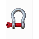 Manilha Curva Pino Roscado 7/8 Pino 1 Para 6,5 Ton Fs 6:1.