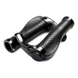 Manopla Anatômica Bike Bicicleta Guidão Ergonomica Bar End Cor Cinza-claro