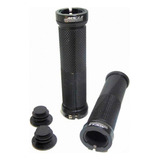 Manopla Bike Mtb Com Trava Bicicleta Punho Anel Preto Tsw