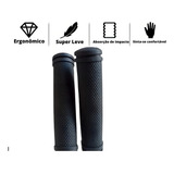 Manopla Bike Punho Luva Preta Borracha 120mm Neopak Cor Preto
