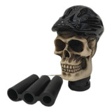 Manopla Bola Câmbio Caveira Ciclista Tuning Antigos Classico