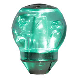 Manopla Bola De Câmbio Sport Iluminada Com Led Verde