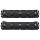 Manopla Calypso Hiperion Com Trava Preto Bike Bicicleta Mtb