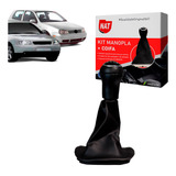 Manopla + Coifa Golf 1998 Até 2007 E Audi A3 1997 Até 2000