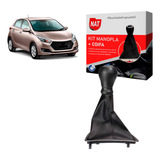 Manopla + Coifa Hyundai Hb20 Ano 2012 Até 2019 - 5 Marchas