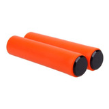 Manopla Punho Bike Mtb Silicone Confort Line Calypso Laranja