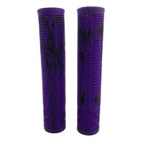 Manopla Punho Gios Bmx Free Wheeling Grau 165mm Roxa