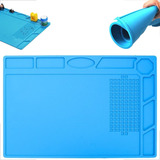 Manta Antiestática Bancada Silicone Divisória Antiderrapante