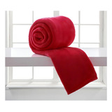 Manta Corttex Home Design Microfibra 2 Corpos Cor Vermelho Com Design Lisa De 2.2m X 1.8m