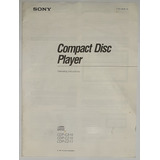 Manual - Compact Disc Player Sony - Cdp-c315 C215 C211
