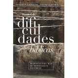 Manual De Dificuldades Bíblicas, De Norman Geisler. Unica, Vol. 1. Editorial Mundo Cristão, Capa Mole Em Português