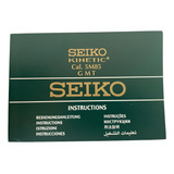 Manual De Instruções Relógio Seiko Kinetic Gmt Calibre 5m85
