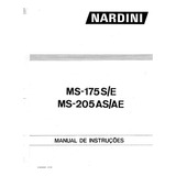 Manual De Instruções Torno Mascote Ms-175s/e | Ms-205as/ae
