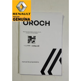 Manual Do Proprietário Renault Oroch 2022/2023/2024 Novo