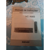 Manual Do Vídeo Cassete Semp Vc-x683