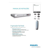 Manual Gravador De Dvd Philips Dvdr3380 Impresso
