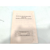Manual Instruções Rádio Am Fm Tkr-150 Toca Fitas