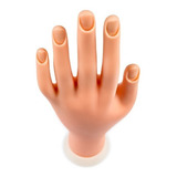 Mão Para Treino Manicure Silicone Unhas Gel Dedo Oferta 