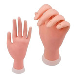 Mão Treino Manicure Flexível Articulada Mao 1 Par