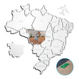 Mapa De Fotos Do Viajante Brasil Personalize Ou Sublime