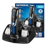 Máquina Barbeador Elétrico Mondial + 10 Acessórios + Nfe