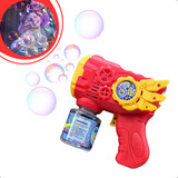 Maquina Bolha Sabão Pistola Arma Automática Recarregável