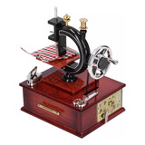 Máquina De Costura Music Box Clockwork Retro Style Craft