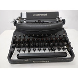Maquina De Escrever Underwood Noisseles 77 
