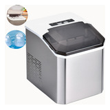 Máquina De Fazer Gelo Em Aço Inoxidável Prateado 12kg 110v