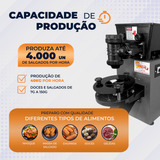 Máquina De Fazer Salgados E Doces + Fritadeira Elétrica 3l 220v