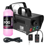 Máquina De Fumaça 600w C/ Controle+liquido+frete Gratis