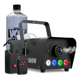 Maquina De Fumaça 600w Dmx Leds Rgb Dj Festa Balada + Fluido