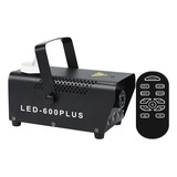 Maquina De Fumaça 600w Plus Led Controle Remeto 1l Fluido