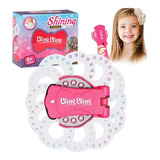 Máquina De Grampeador De Brilho De Cabelo Brilhante Bling Di