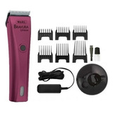 Máquina De Tosa Animal Bravura Purple Sem Fio Bivolt Wahl Com2 Anos De Garantia