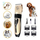 Máquina De Tosa Aparador De Pelos Profissional Para Pet Cor