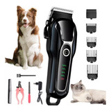 Máquina De Tosa Nova Vida Kit Tosa De Animais Recarregavel Preto 127/220v