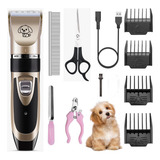 Máquina De Tosa Profissional P/ Pets Caes Gatos Cachorro Kit