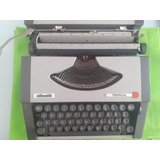 Máquina Escrever Olivetti Tropical Perfeita + Vídeo