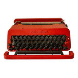 Máquina Escrever +rara Maleta Vermelha Olivetti Valentine