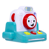 Máquina Fotográfica Infantil Com Projetor Som E Luz Buba