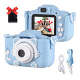 Máquina Fotográfica Infantil Digital Vídeos Hd Foto 32gb Mem
