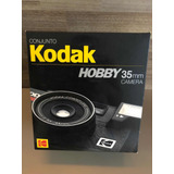 Máquina Fotográfica Kodak Hobby Antiga Na Caixa Com Manual