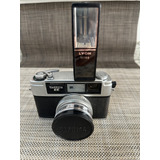 Máquina Fotográfica Yashica Ee+flash Lyon St-708.único Dono