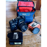 Máquina Fotográfica Zenit 12 Pró +fhash+cx = Pentax Kodak Aa