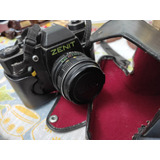 Máquina Fotográfica Zenit 12xs Case Original. De Colecão 