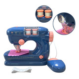 Máquina Infantil Costura Mini Ateliê Azul Criança Menina