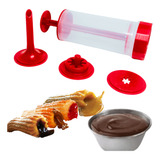 Máquina Manual De Fazer Churros Fácil Caseiro Simples Casa
