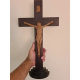 Maravilhoso Crucifixo Em Madeira