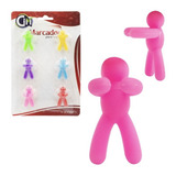 Marcador De Copos Taças Vinho Silicone Sortidas Kit 24 Unid